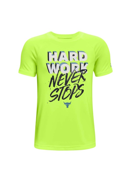 Tricou barbati, Under Armour, Poliester, Galben, Galben