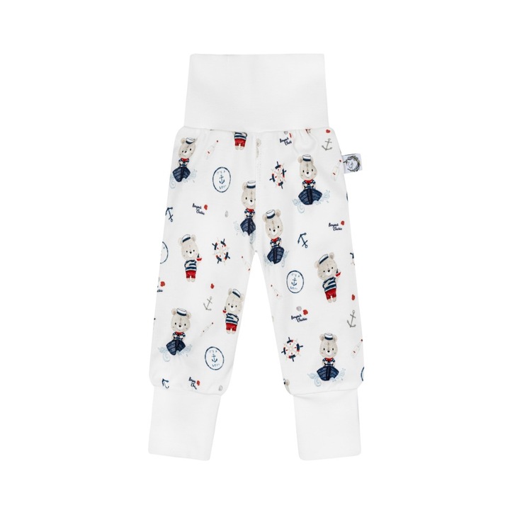 Bonjour Cherie feher pamut nadrag gyerekeknek, Fehér