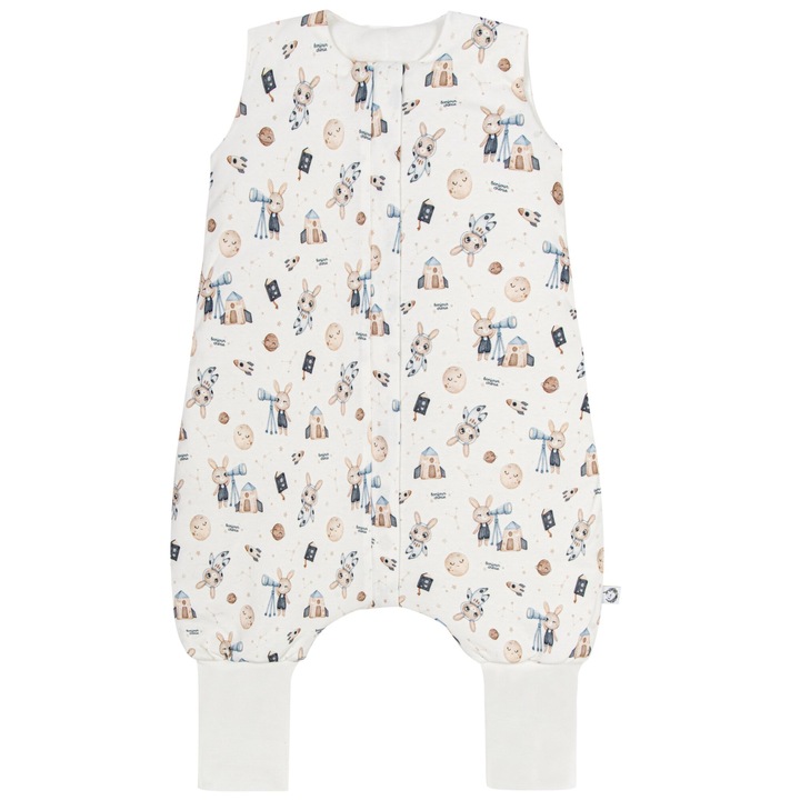 Sac de dormit cu picioare Bonjour Cherie, bumbac organic, TOG 2.5, 1-3 ani