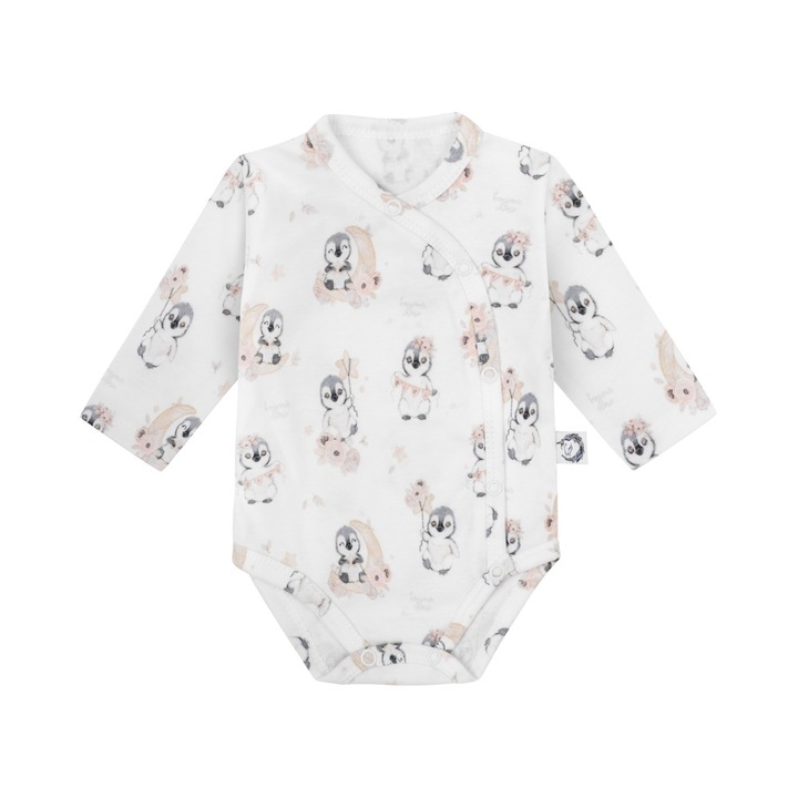 Body cu maneca lunga - Vivi, Bonjour Cherie, Bumbac, Multicolor, Multicolor