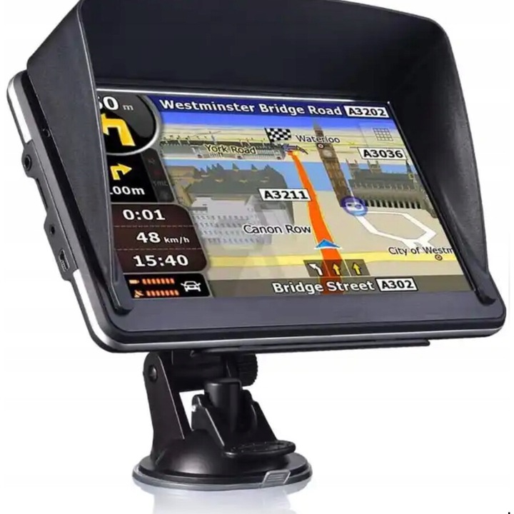 Navigatie GPS 7", Ecran Tactil 800x480, 8GB, negru