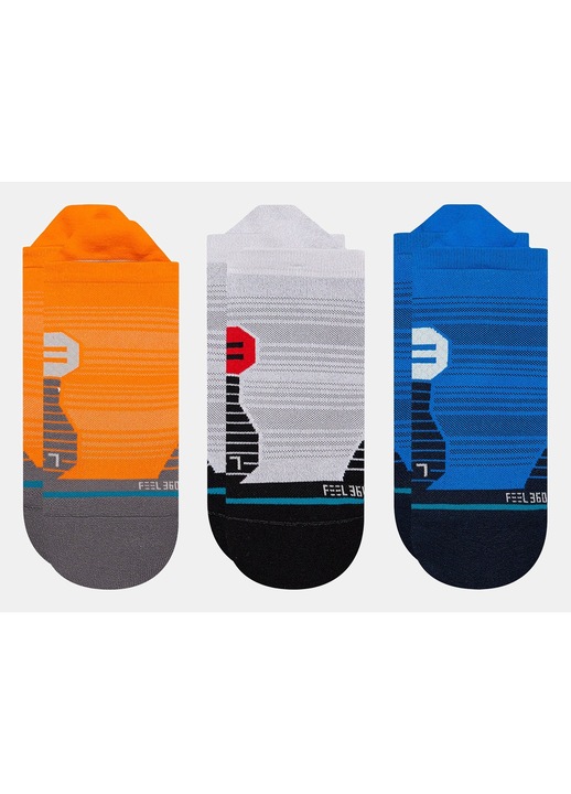 Set 3 Perechi sosete dama STANCE nylon multicolor, 38-42 EU