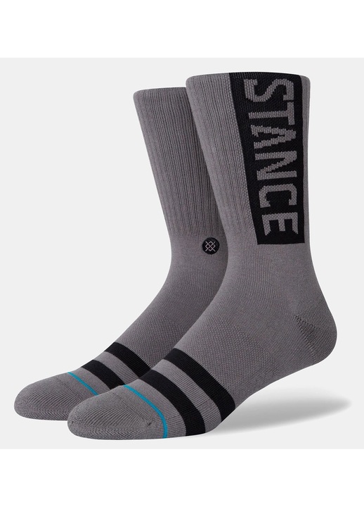 Sosete Stance, Poliester/Bumbac, Gri, Gri