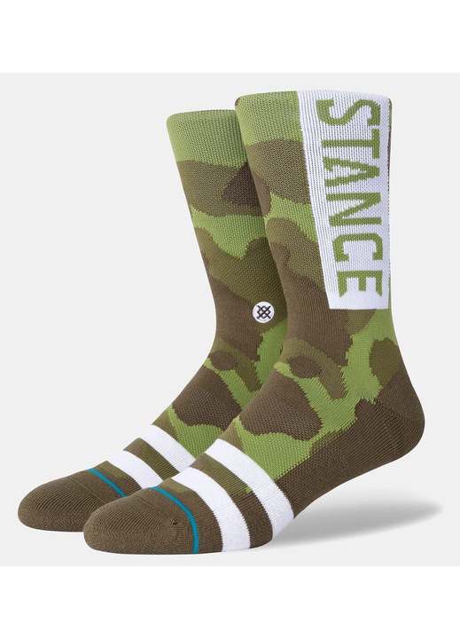 Pereche sosete barbati STANCE bumbac verde, Verde