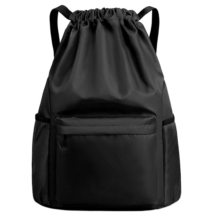 Zsinóros hátizsák, JedBsetzt, vízálló, fekete