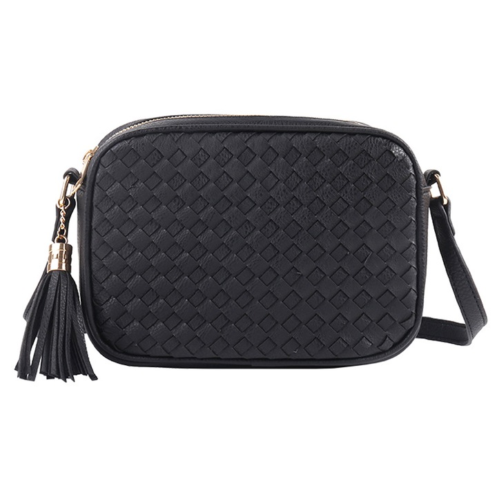 Női táska, Ökológiai bőr, Fekete