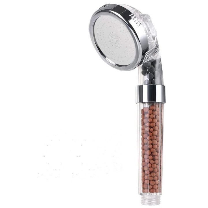 Cap de dus cu 3 moduri de pulverizare, multicolor,