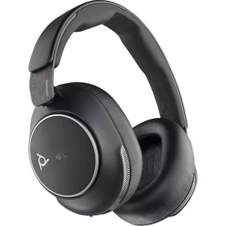 Casti wireless Poly Plantronics Voyager Surround 80 UC, Bluetooth, negru, USB-C/USB-A