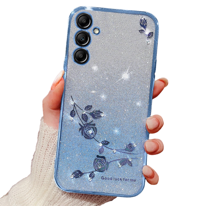 Husa telefon XGSM pentru Samsung Galaxy A35 5G, albastra, TPU, flexibila