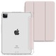 Husa tableta XGSM Smartcase Hybrid pentru iPad Pro 11 2022/2021/2020, suport rysik, roz, functie stand