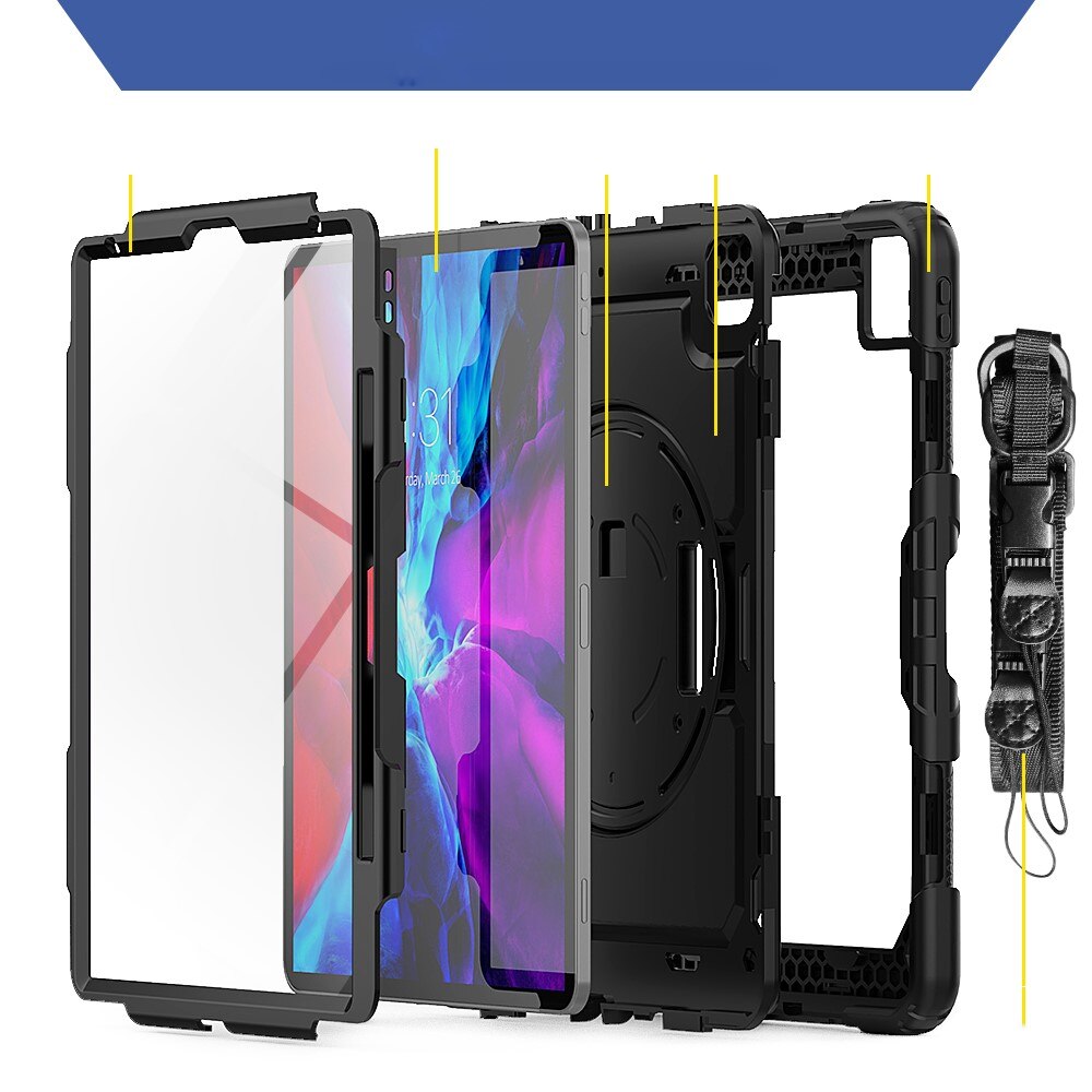 Husa de protectie pentru iPad Pro 12.9, Policarbonat, Negru