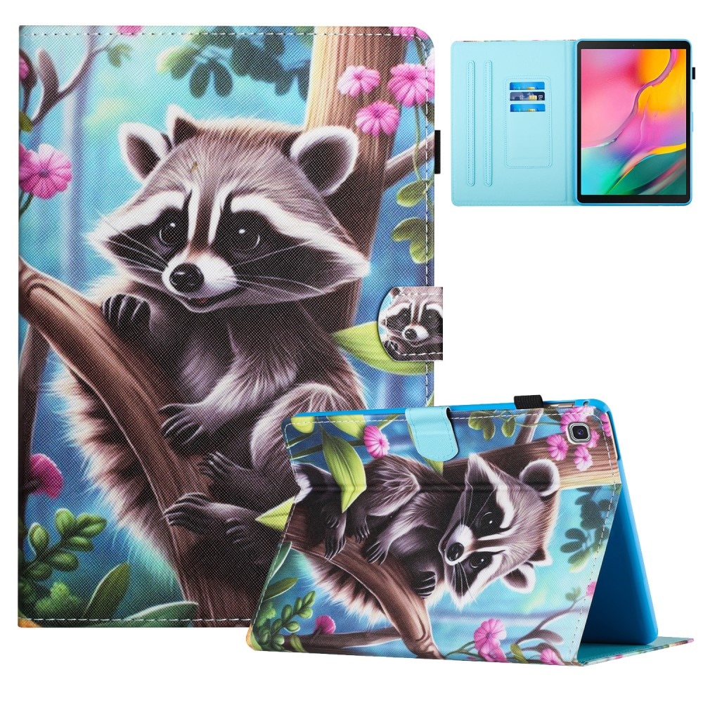 Husa tableta, XGSM, Compatibil cu Samsung Galaxy Tab S6 Lite, Piele ecologica, Functie stand, Multicolor