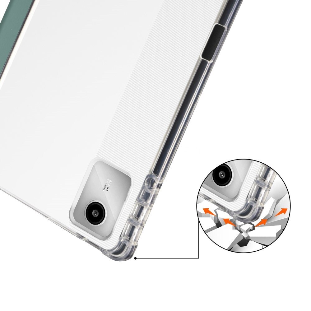 Husa tableta XGSM pentru Lenovo Tab M11, tri-fold, verde inchis