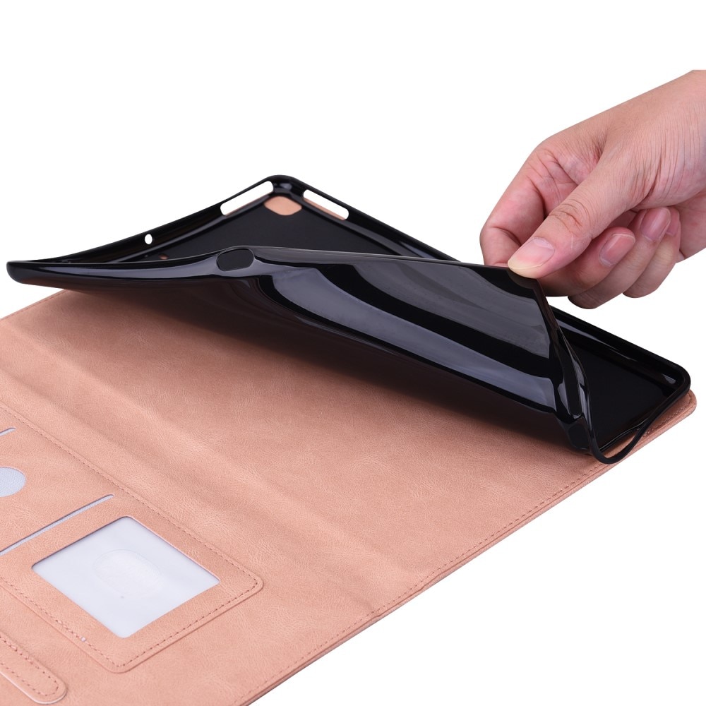 Husa tableta, XGSM, Butterfly, Compatibil cu Lenovo Tab M11, Piele ecologica, Functie stand, Roz