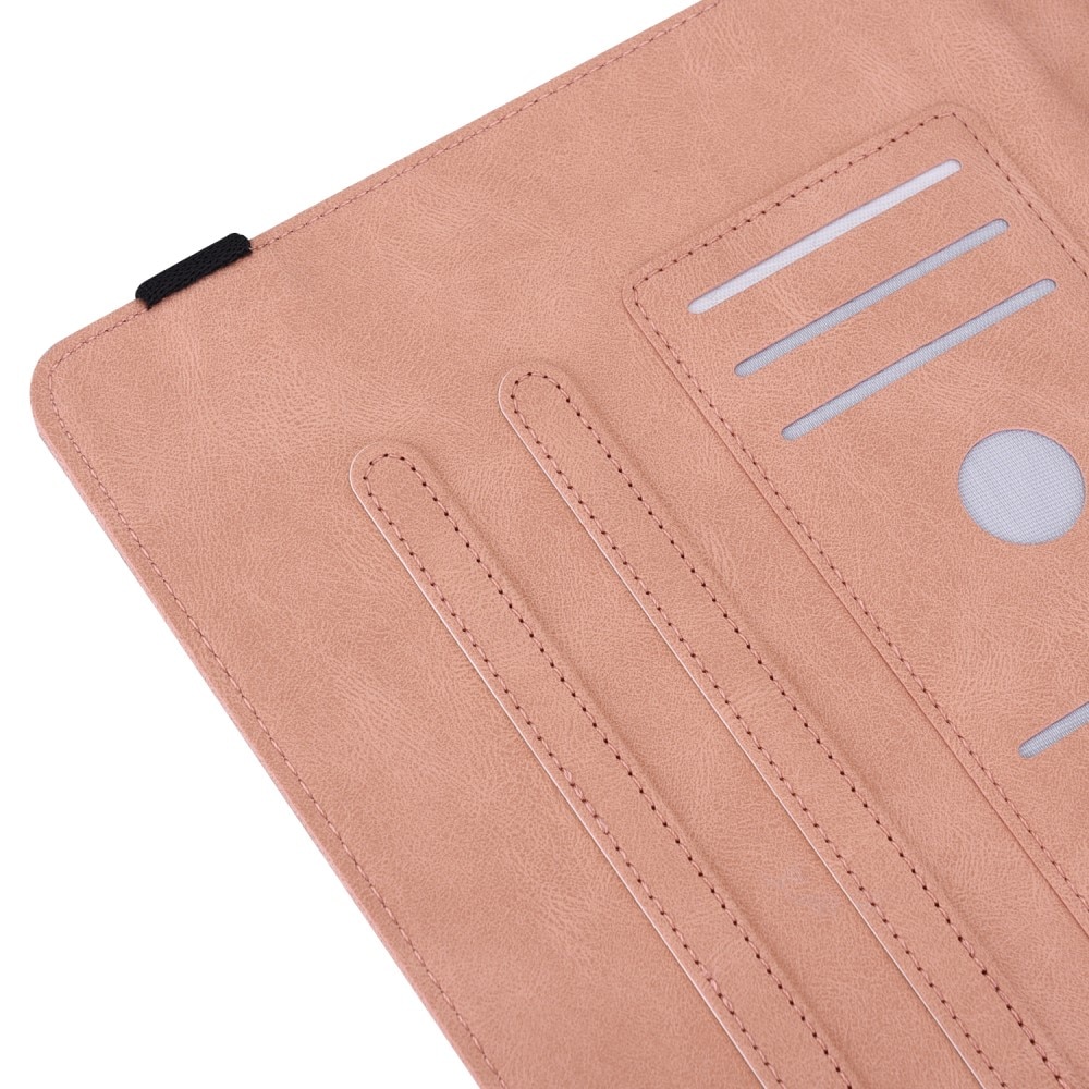 Husa tableta, XGSM, Butterfly, Compatibil cu Lenovo Tab M11, Piele ecologica, Functie stand, Roz
