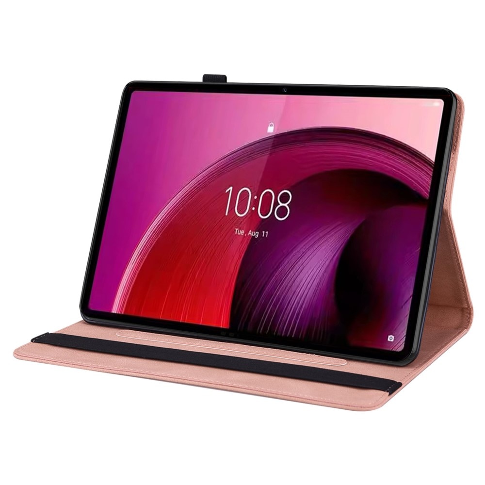 Husa tableta, XGSM, Butterfly, Compatibil cu Lenovo Tab M11, Piele ecologica, Functie stand, Roz