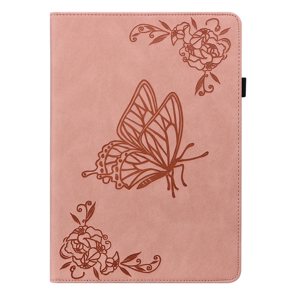 Husa tableta, XGSM, Butterfly, Compatibil cu Lenovo Tab M11, Piele ecologica, Functie stand, Roz