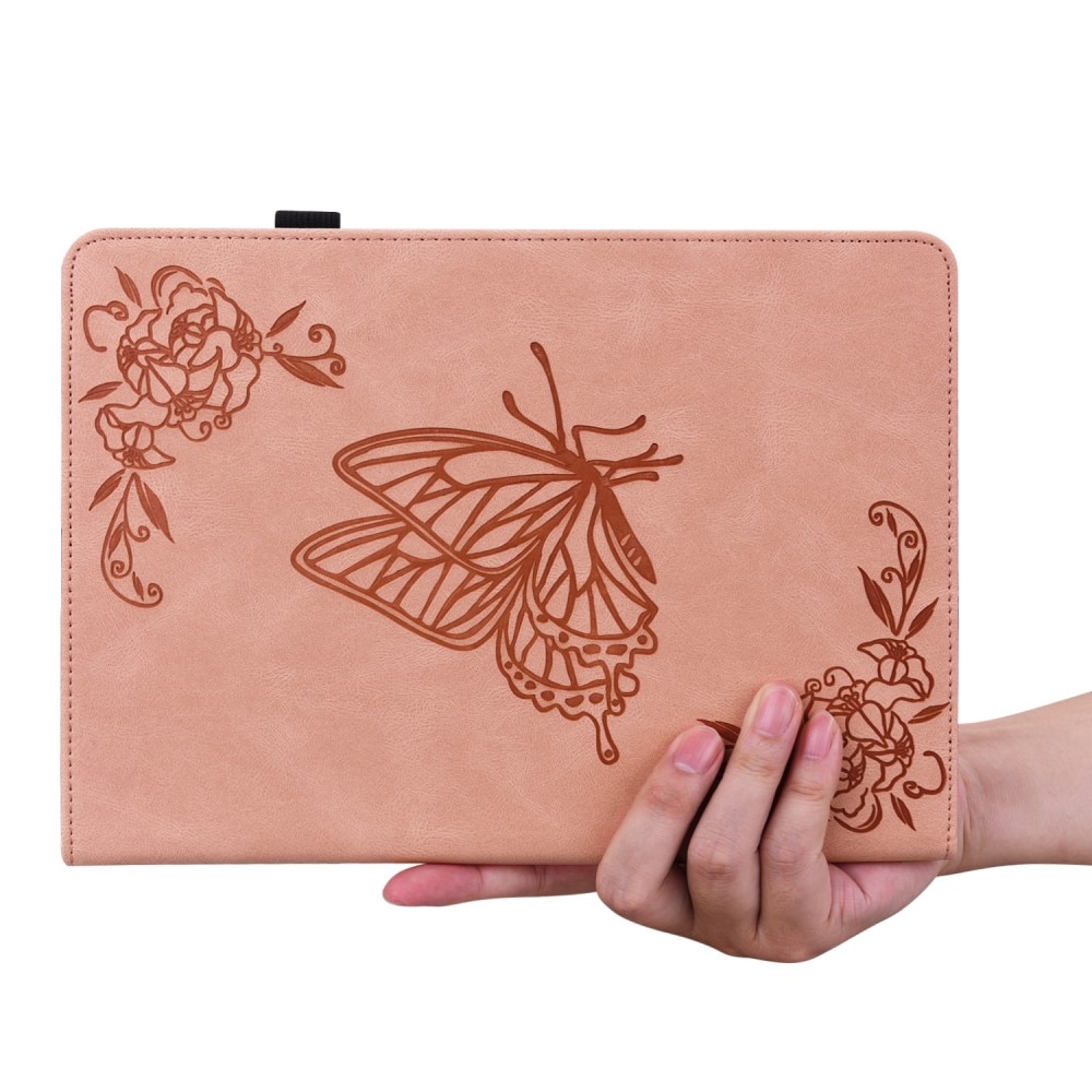 Husa tableta, XGSM, Butterfly, Compatibil cu Lenovo Tab M11, Piele ecologica, Functie stand, Roz