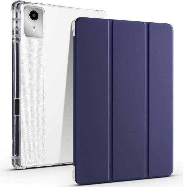 Husa tableta pentru Lenovo Tab M11, XGSM, suport integrat, albastru