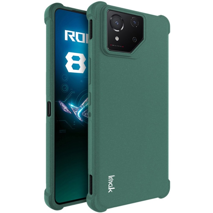 Husa telefon, IMAK, pentru ASUS ROG Phone 8 Pro, protectie impotriva caderilor, verde, TPU