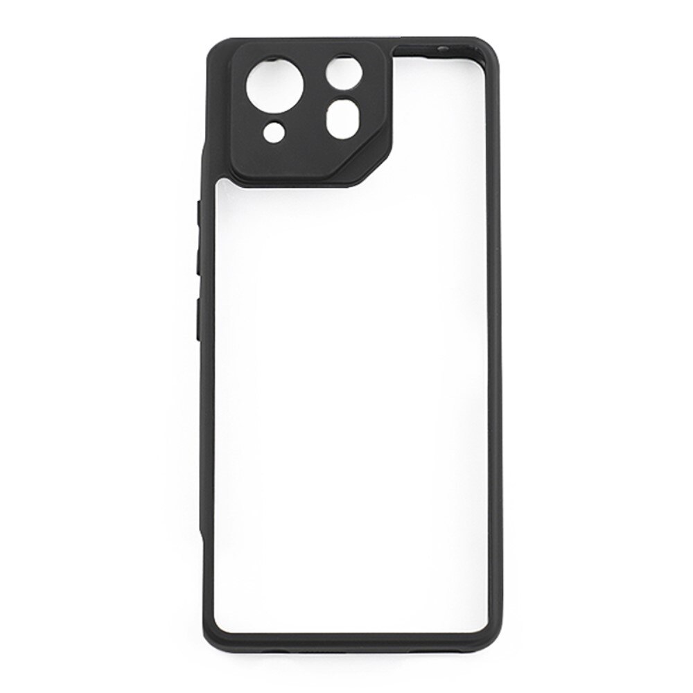 Husa de telefon cu protectie de camera pentru ASUS ROG Phone 8 Pro, XGSM Fusion Hybrid, policarbonat, transparent/negru