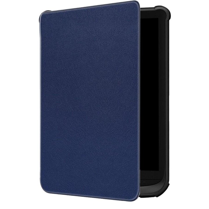 Husa pentru eBook Reader, Erbord, Compatibil cu PocketBook Verse/Verse Pro, Piele ecologica, Smartcase, Albastru