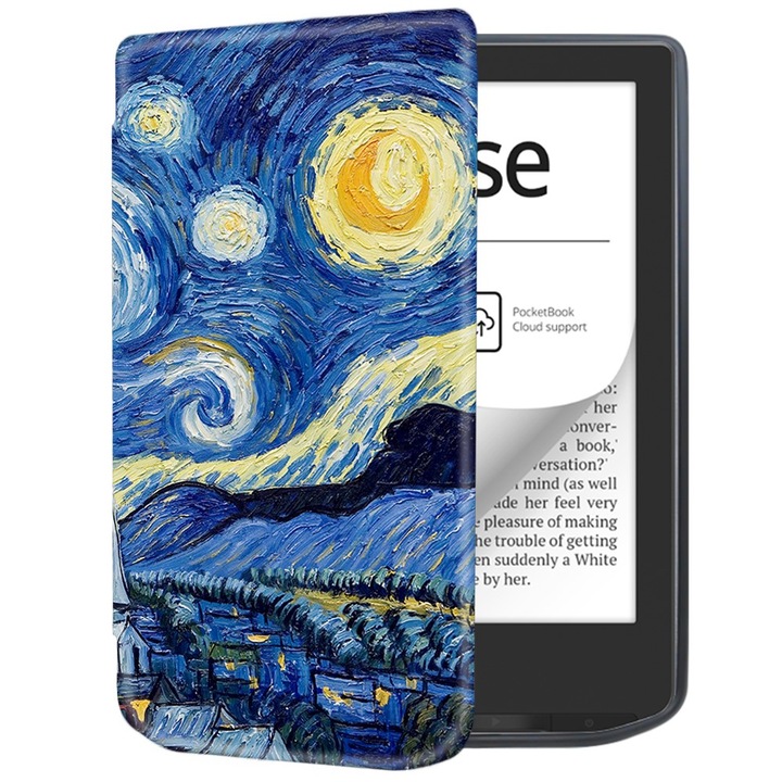Husa pentru PocketBook Verse / Verse Pro, Erbord, Smartcase, Multicolor