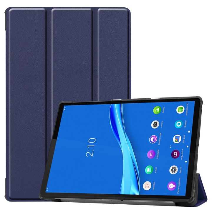 Husa tableta XGSM pentru Lenovo Tab M10 Plus, functie stand, granat, Smartcase