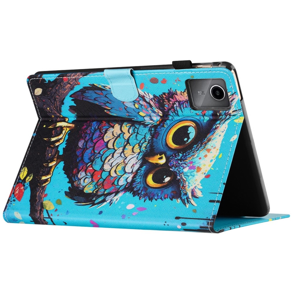 Husa tableta XGSM pentru Lenovo Tab M11, suport integrat, model bufnita