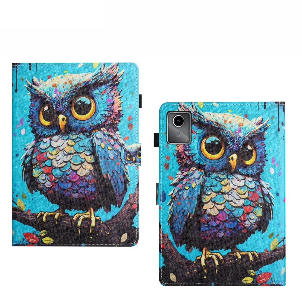 Husa tableta XGSM pentru Lenovo Tab M11, suport integrat, model bufnita
