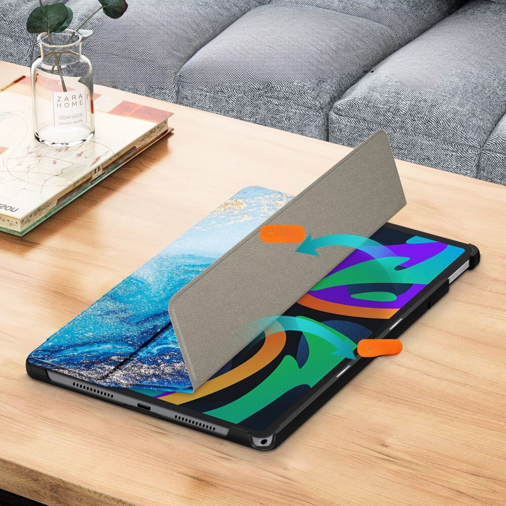 Husa tableta XGSM pentru Lenovo Tab M11, functie stand, rezistenta la amprente, negru