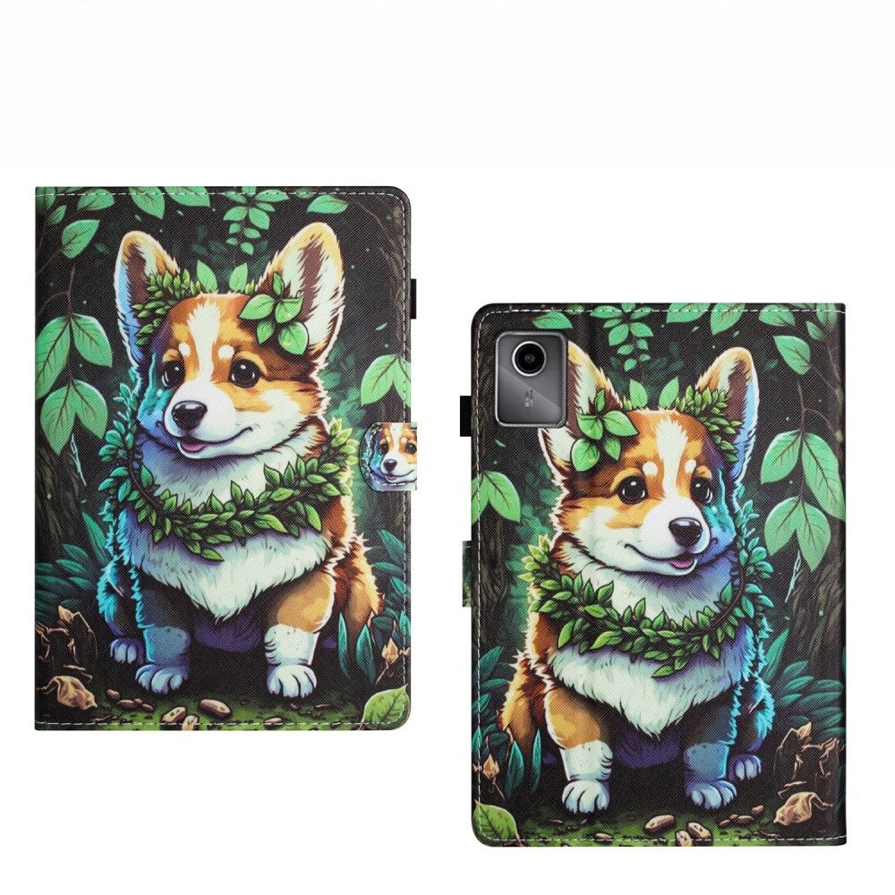 Husa tableta XGSM pentru Lenovo Tab M11, functie stand, model Corgi