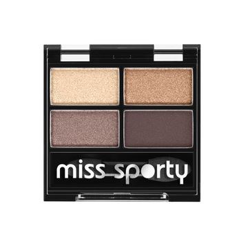 Fard de pleoape Miss Sporty Studio Color Quattro 403 Smoky Brown Eyes, 5 g Fard de pleoape Miss Sporty Studio Color Quattro 403 Smoky Brown Eyes, 5 g