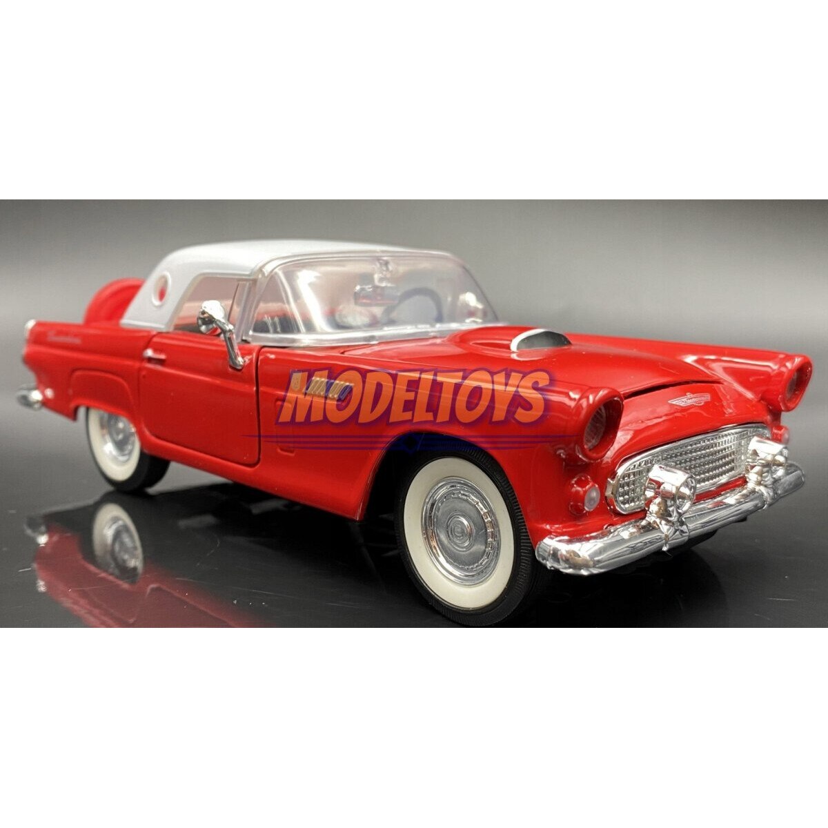 Macheta Auto Motormax, Metal, Ford Thunderbird Hard Top 1956, 1/24