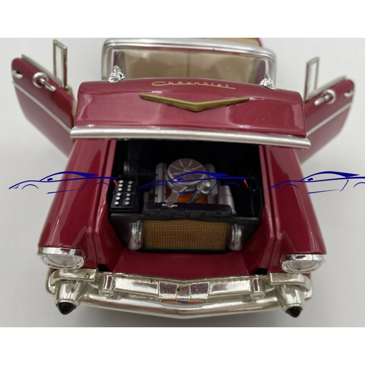 Masinuta de colectie Chevrolet Bel Air Convertible 1957, LUCKY DIE