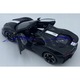 BBurago Ferrari SF90 Assetto Fiorano modellautó, Signature Series, fekete-fehér, 26x11x7cm