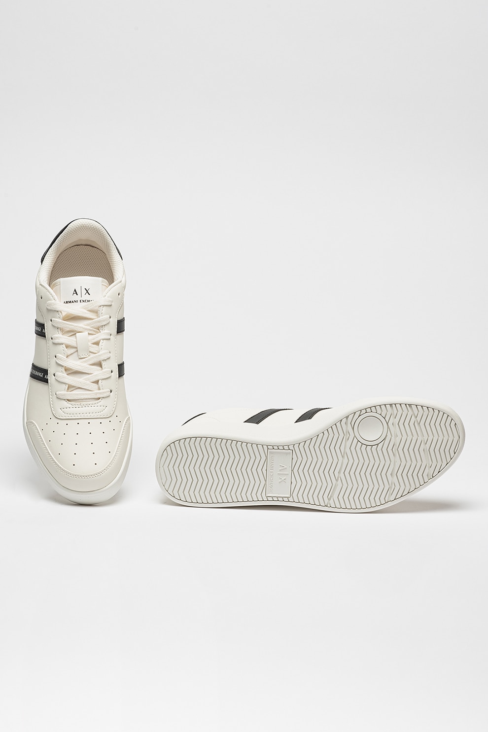 ARMANI EXCHANGE, Pantofi sport low-cut cu detalii logo