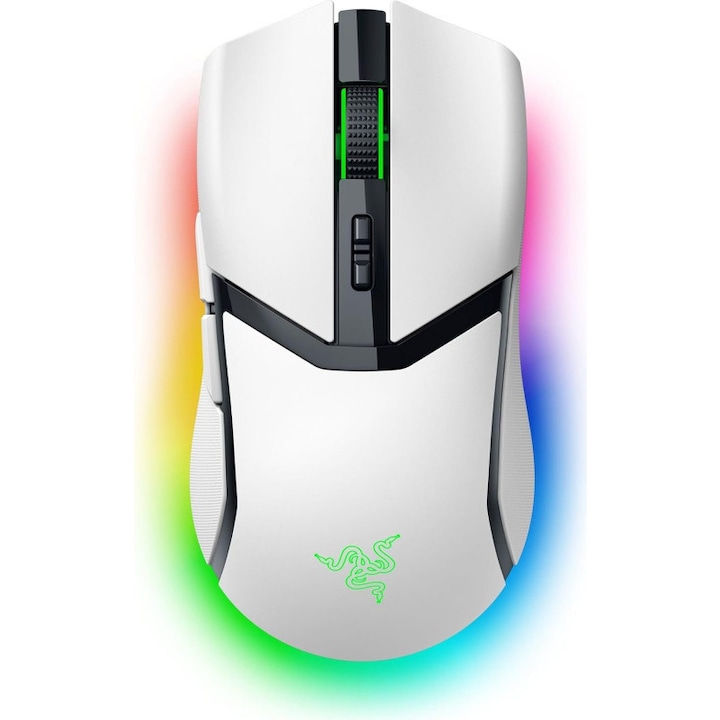 Мишка Gaming Razer Cobra Pro Wireless, Резолюция 30000 DPI, Бял
