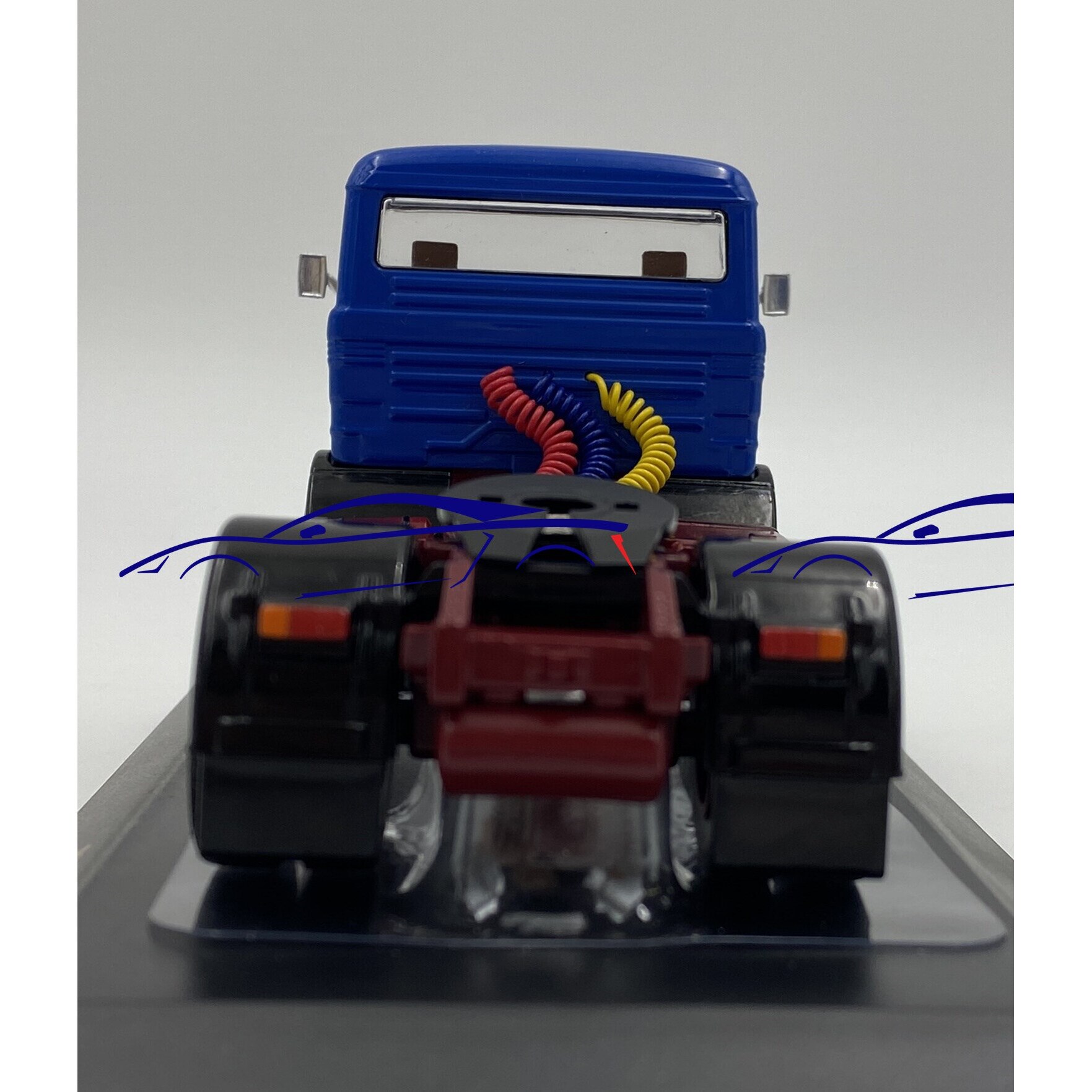Camion Miniature Mercedes LPS 1632 (1970) - IXO 1/43 - Réf. TR175.22 - Neuf