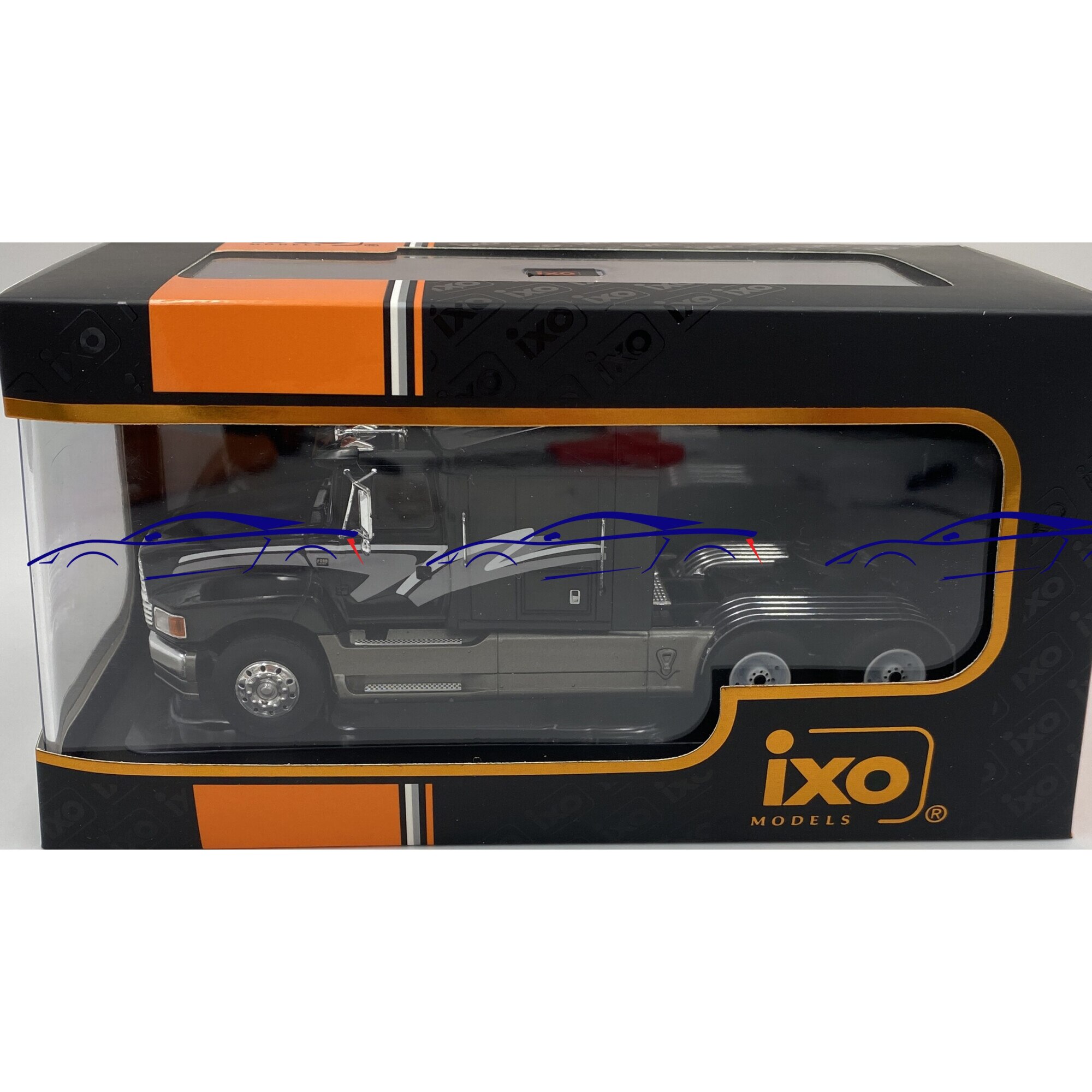 Ixo - Camion FORD AEROMAX 1990 noir réf. TR179 NBO Neuf 1/43