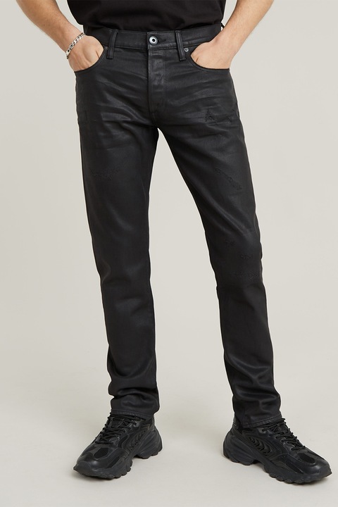 G-STAR, Слим дънки 3301, Ултрамарин синьо