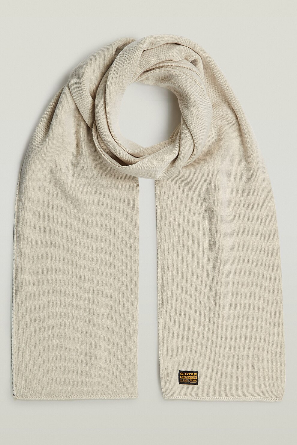 G-STAR, Fular tricotat fin Effo, Crem
