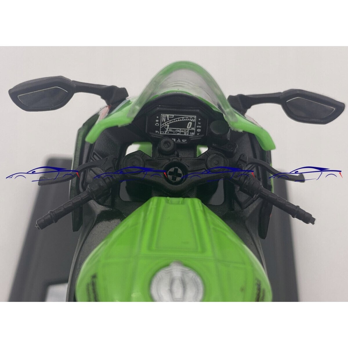 Motocicleta Miniatura Welly, Kawasaki ZX-10R 2021, Scara 1