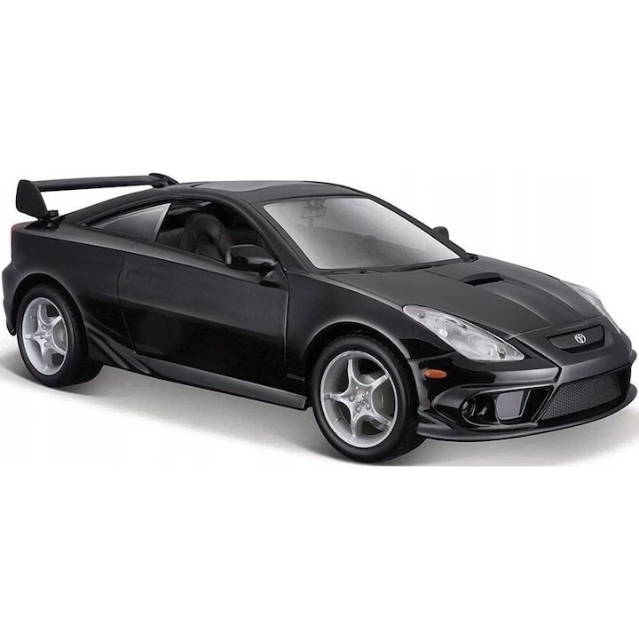 Toyota Celica GT-S 2004 modellautó, Maisto, fém, méretarány 1/24, fekete, 17,5x7x6 cm