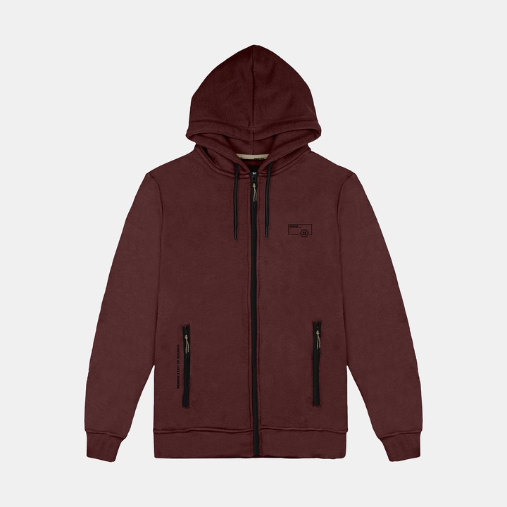 Hanorac barbati, Rebase, Bumbac, Rosu, Rosu