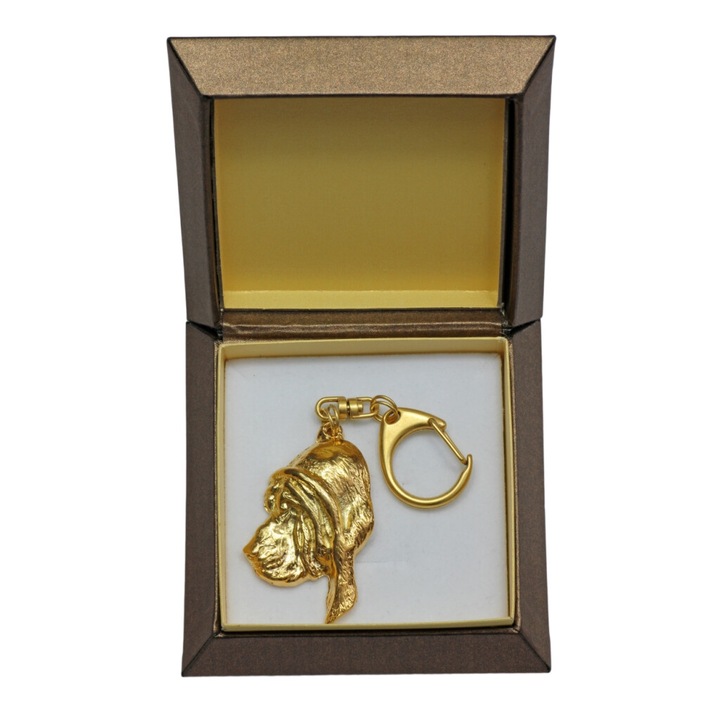 Breloc Bloodhound, Art-Dog, aliaj, auriu