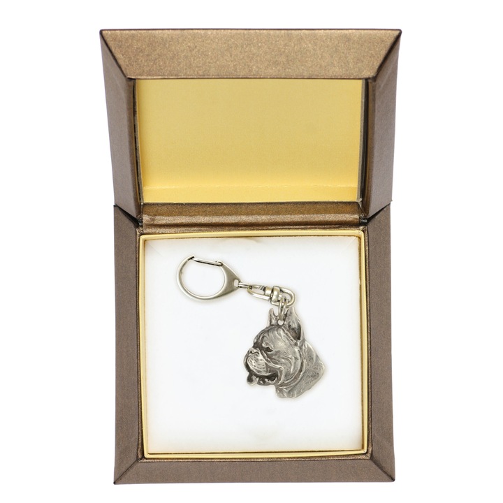 Boxer kulcstartó I Art-Dog, ezüst bevonattal