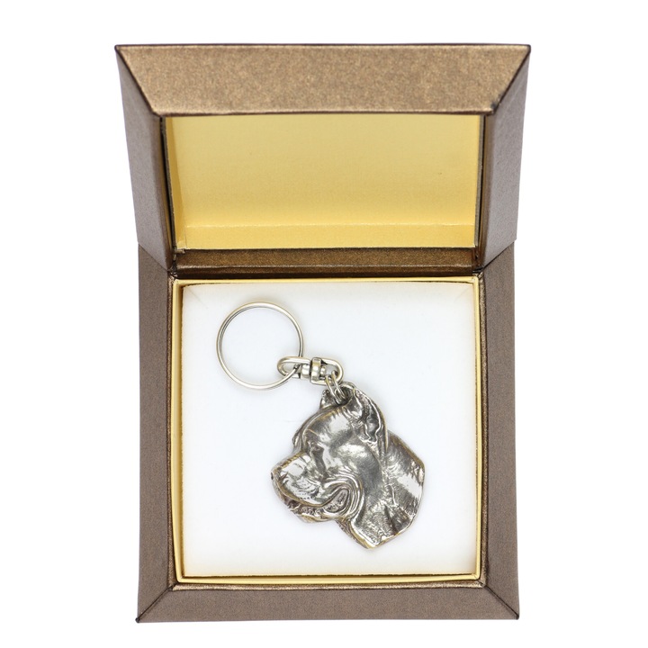 Cane Corso kulcstartó, Art-Dog, ötvözet, ezüst