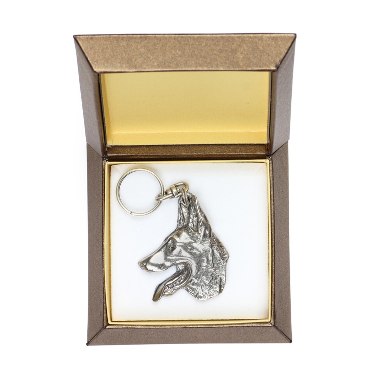 Azawakh kulcstartó, Art-Dog, ötvözet, ezüstszínű