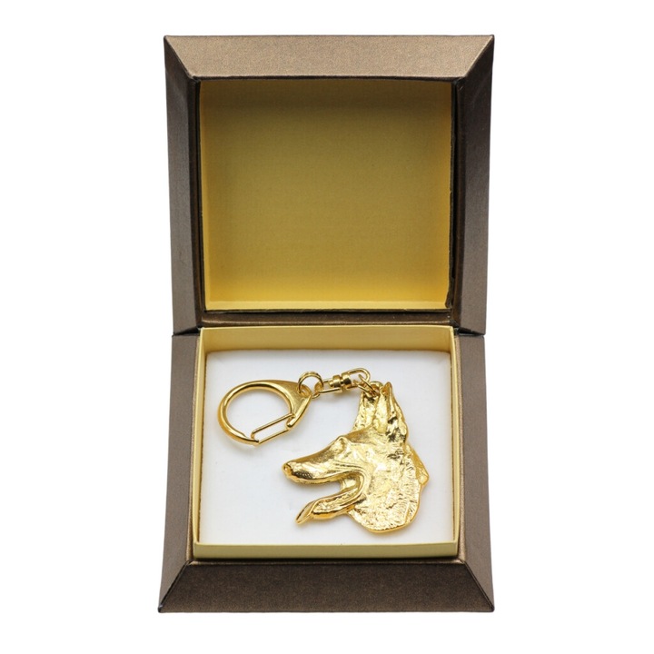 Art-Dog kulcstartó, Azawakh, aranyozott